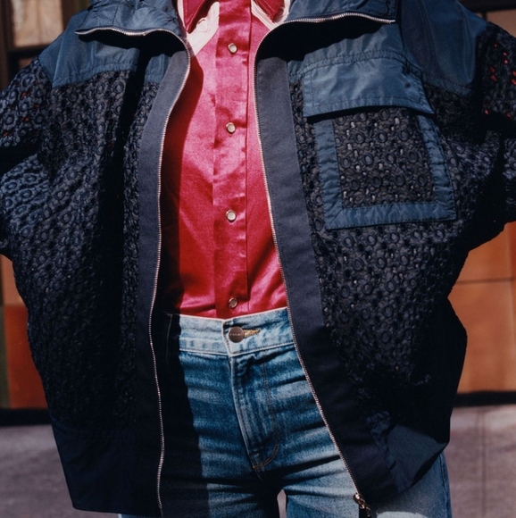 Moncler Obsidienne lace eyelet jacket NWT size 0/xs - Picture 2 of 12